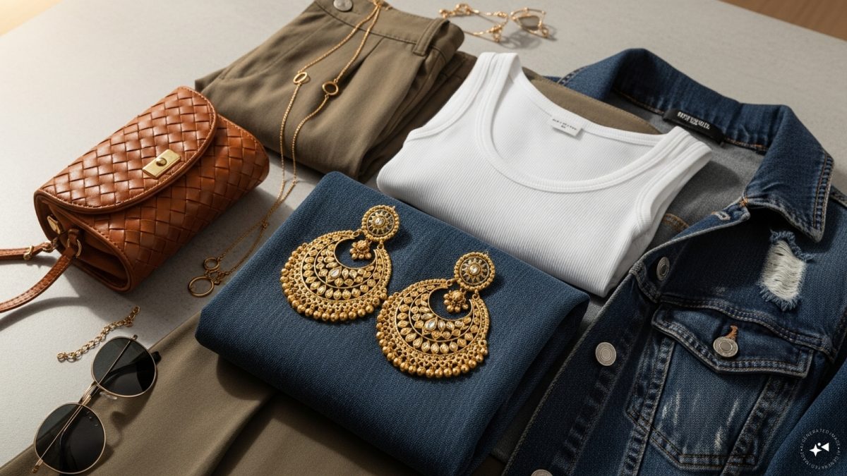 Chandbalis and Jhumkas Trend with Western Outfits