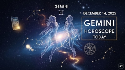 Gemini Horoscope today: Astrological predictions by Chirag Daruwalla for mithuna rashi on December 14 2025. (AI generated image)