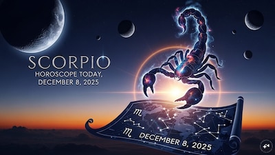 Scorpio Horoscope Today: Astrological predictions by Chirag Daruwalla for Vrishchika rashi on December 8 2025. (AI generated image)