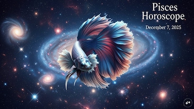 Pisces Horoscope Today: Astrological predictions by Chirag Daruwalla for meena rashi on December 7 2025. (AI generated image)