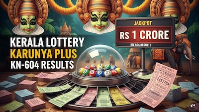 Kerala Lottery Result Today Live: Karunya Plus KN-604 winning numbers; 1st prize Rs 1 crore.