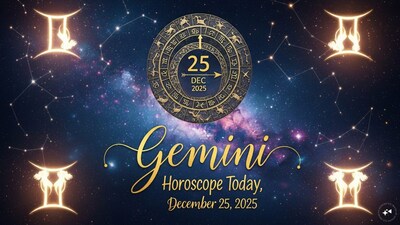 Gemini Horoscope today: Astrological predictions by Chirag Daruwalla for mithuna rashi on December 25, 2025. (AI generated image)