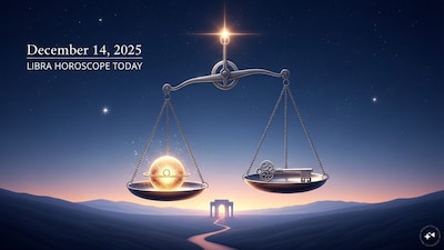 Libra Horoscope Today: Astrological predictions by Chirag Daruwalla for tula rashi on December 14 2025. (AI generated image)