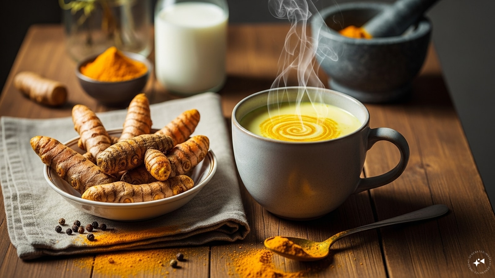 Provide Antioxidants: Turmeric is rich in antioxidants, which combat oxidative stress, reduce cell damage, and support overall health. Combined with milk’s nutrients, turmeric milk offers a convenient way to maintain energy, vitality, and long-term wellness.