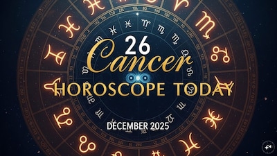 Cancer Horoscope Today: Astrological predictions by Chirag Daruwalla for kark rashi on December 26 2025. (AI-generated image)