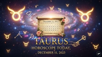 Taurus Horoscope today: Astrological predictions by Chirag Daruwalla for vrishabha rashi on December 11 2025. (AI generated image)