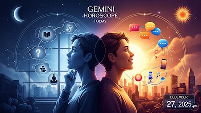 Gemini Horoscope today: Astrological predictions by Chirag Daruwalla for mithuna rashi on December 27 2025. (AI generated image)