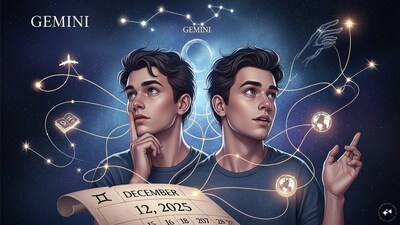 Gemini Horoscope today: Astrological predictions by Chirag Daruwalla for mithuna rashi on December 12 2025. (AI generated image)