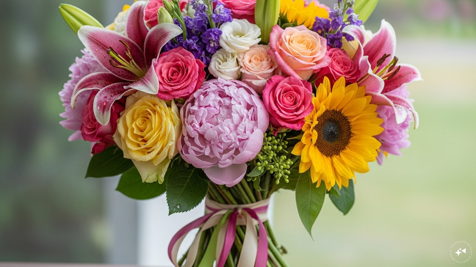 Bouquet: It clocked 66000 searches. It is pronounced as ‘boo-kay’. (Image: Ai-Generated) Bouquet: It clocked 66000 searches. It is pronounced as ‘boo-kay’. (Image: Ai-Generated)