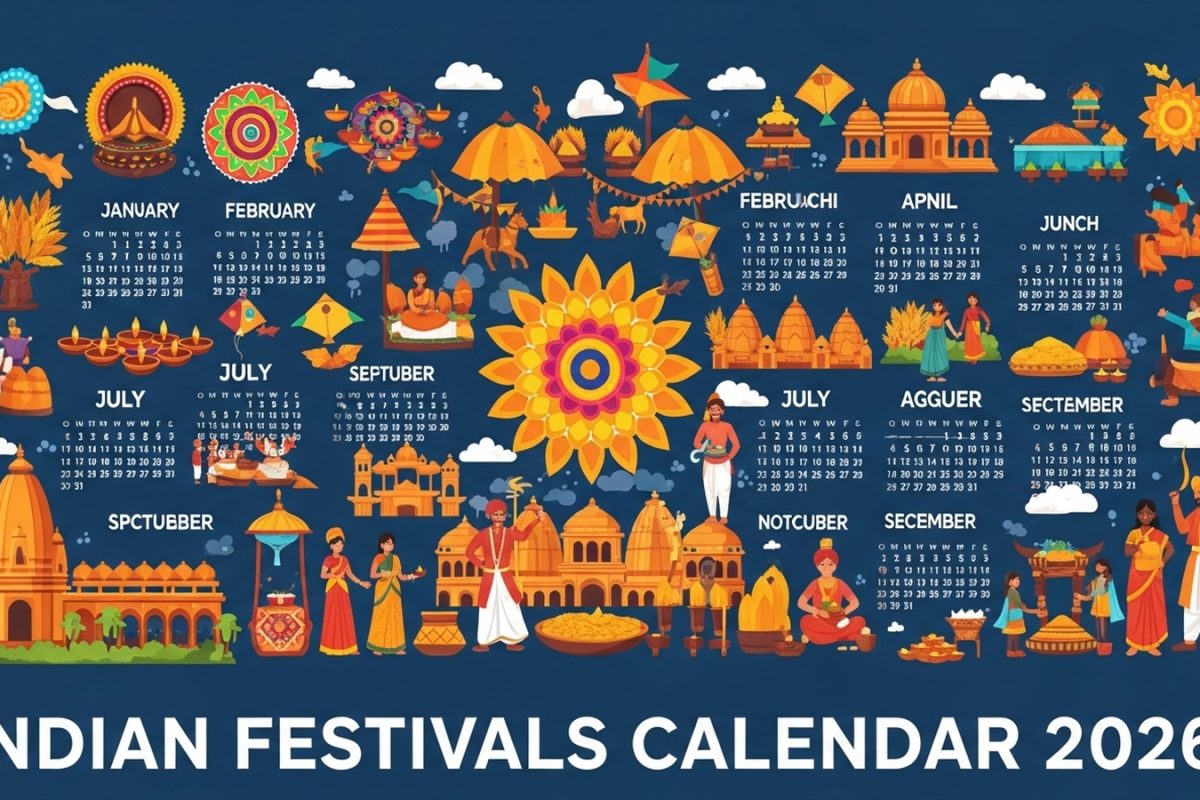 Indian Festivals Calendar 2026: Full List Of Major Festivals & Holidays In India