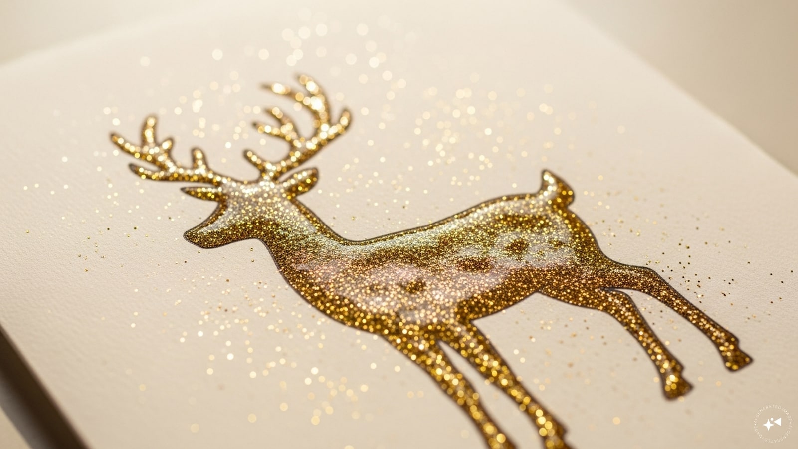 Glittery Reindeer Card: Draw a simple reindeer outline on your card and fill it with glue and glitter. Add googly eyes and a small red pom-pom for Rudolph’s nose. For an extra touch, use metallic pens to accent antlers or snowflakes around the reindeer. This sparkly design is festive, playful, and perfect for kids or adults alike.