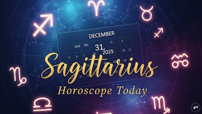 Sagittarius Horoscope Today: Astrological predictions by Chirag Daruwalla for dhanu rashi on December 31 2025. (AI-generated image)