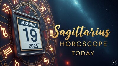 Sagittarius Horoscope Today: Astrological predictions by Chirag Daruwalla for dhanu rashi on December 19 2025. (AI-generated image)