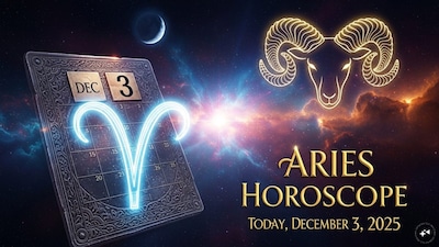 Aries Horoscope Today: Astrological predictions by Chirag Daruwalla for mesha rashi on December 3 2025. (AI generated image)