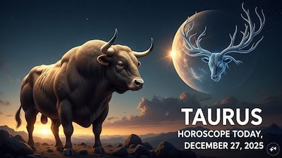 Taurus Horoscope today: Astrological predictions by Chirag Daruwalla for vrishabha rashi on December 27 2025. (AI generated image)