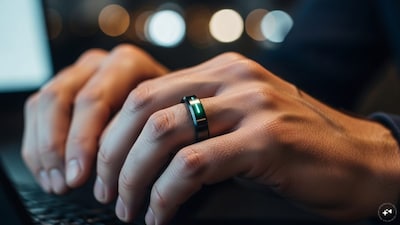 Smart rings offer health updates without screens.