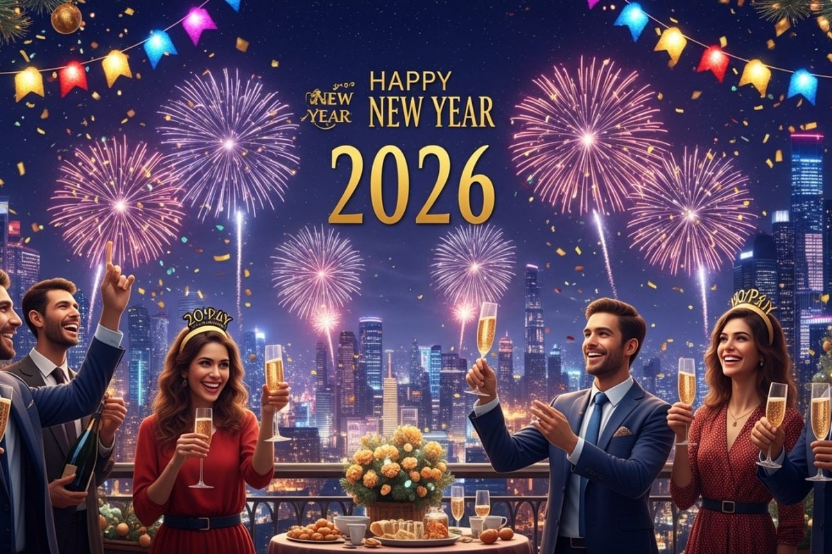 Happy New Year 2026: Wishes, Images, Status, Quotes, Messages and WhatsApp Greetings to Share