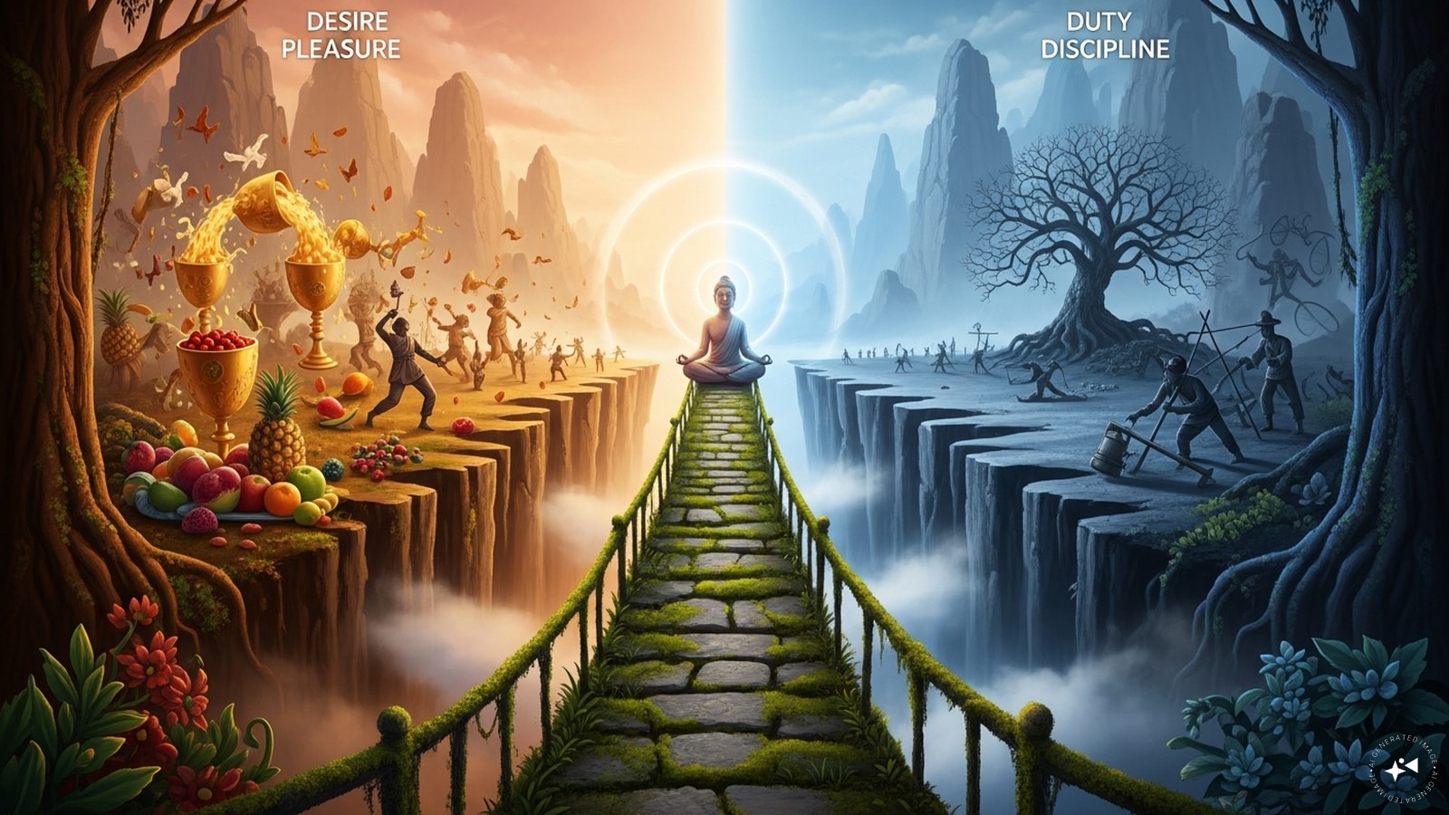  Balance Is The Path To Peace: Life is about finding balance between our desires and our duties, between pleasure and discipline, and between action and stillness. By cultivating balance, we avoid the pitfalls of excess and deprivation, both of which lead to suffering. Living in the middle, Buddha teaches, brings peace, harmony, and wisdom to our lives.