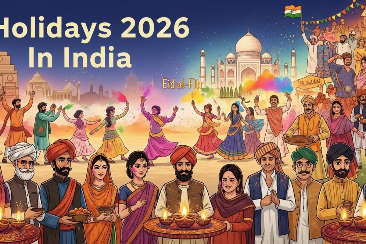 Holidays In India 2026: Central And State-Wise Public Holidays List
