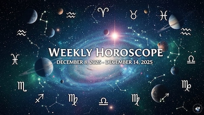 Weekly Horoscope, December 8, 2025 – December 14, 2025: Astrological predictions by Chirag Daruwalla.
