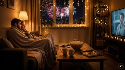 No big party plans on New Year's eve? No problem! Create a cozy movie night at home with your favorite snacks, twinkling lights, and a blanket fort vibe. Let the countdown begin with films that make your heart skip a beat.