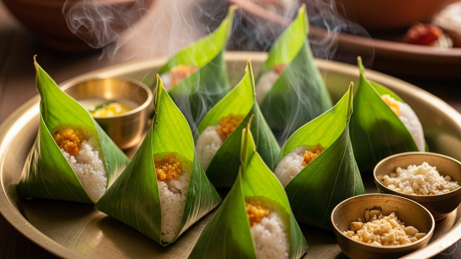 Eastern India: Enduri PithaIn Odisha, Enduri Pitha is a traditional delicacy prepared during festivals. Rice and black gram batter is fermented and then steamed in turmeric leaves, giving the dish a unique aroma. It is a festive food that highlights how fermentation is woven into ritual and celebration.