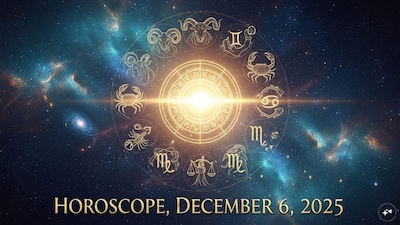 Daily Horoscope Today, December 6, 2025: Daily horoscope by Chirag Daruwalla. 