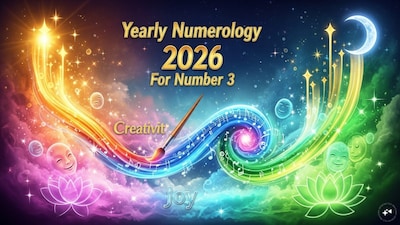 Unlock your potential in 2026! Yearly Numerology for Number 3 inspires creativity, joy, and self-expression.