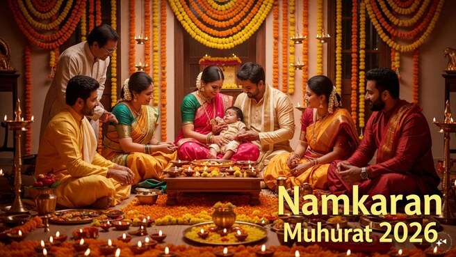 Auspicious Dates For Naming Ceremony (Namkaran) 2026: Pick the right Namkaran muhurat to bless your child with harmony and positive energy.