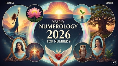 2026 is a year of reflection and new beginnings! Number 9 inspires self-fulfillment, emotional maturity, and compassionate action.