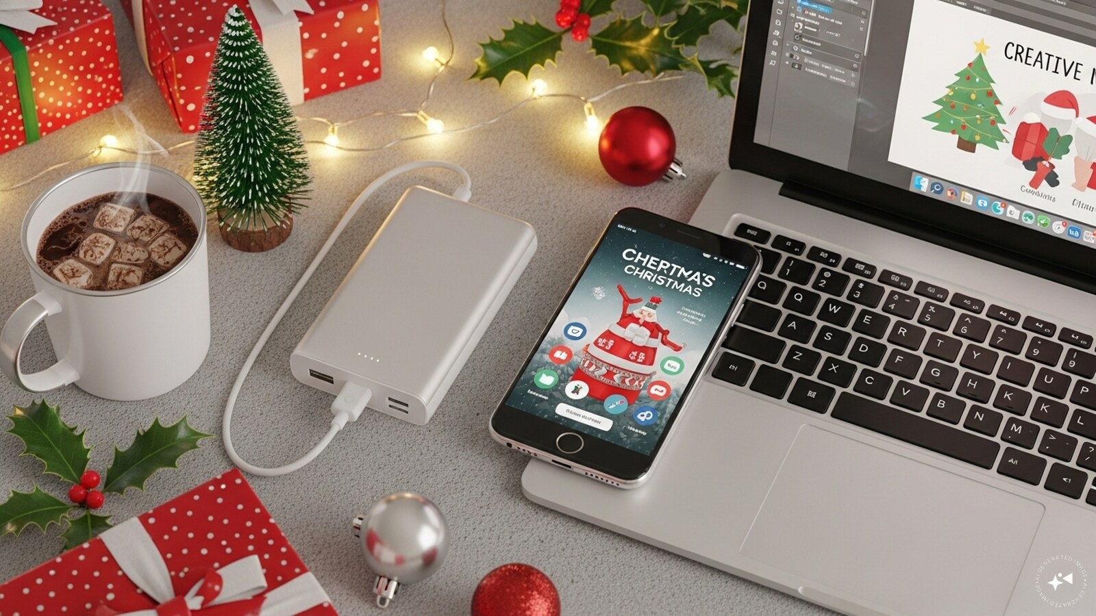 POWER BANK: A power bank is a useful Secret Santa gift for colleagues and friends who are always on the go.