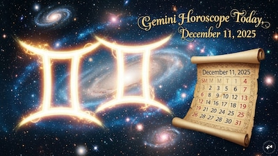 Gemini Horoscope today: Astrological predictions by Chirag Daruwalla for mithuna rashi on December 11 2025. (AI generated image)