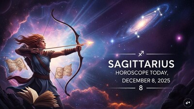 Sagittarius Horoscope Today: Astrological predictions by Chirag Daruwalla for dhanu rashi on December 8 2025. (AI generated image)