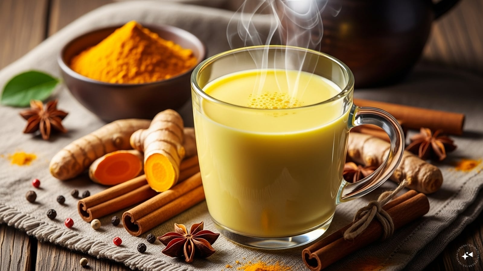 Aids Digestion: Turmeric stimulates bile production in the liver, improving digestion and nutrient absorption. Drinking turmeric milk can ease bloating, gas, and indigestion while promoting a healthy gut, supporting smoother and more efficient digestive processes.