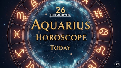 Aquarius Horoscope Today: Astrological predictions by Chirag Daruwalla for kumbha rashi on December 26 2025. (AI-generated image)