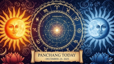 Aaj Ka Panchang, December 24, 2025: Tithi, Muhurat and Rahu Kaal. 