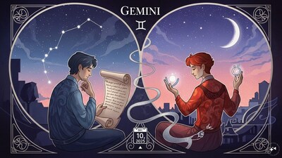 Gemini Horoscope today: Astrological predictions by Chirag Daruwalla for mithuna rashi on December 10 2025. (AI generated image)