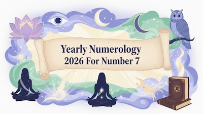 2026 is a year for inner growth! Number 7 inspires spiritual awakening, intuition, and wisdom for personal and professional life.