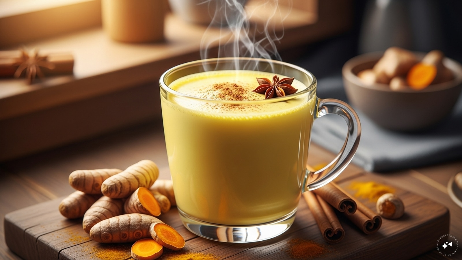 Promotes Better Sleep: Warm milk has natural sleep-inducing compounds, and turmeric enhances relaxation while reducing stress. Together, turmeric milk can improve sleep quality, helping you fall asleep faster and enjoy deeper, more restorative rest.