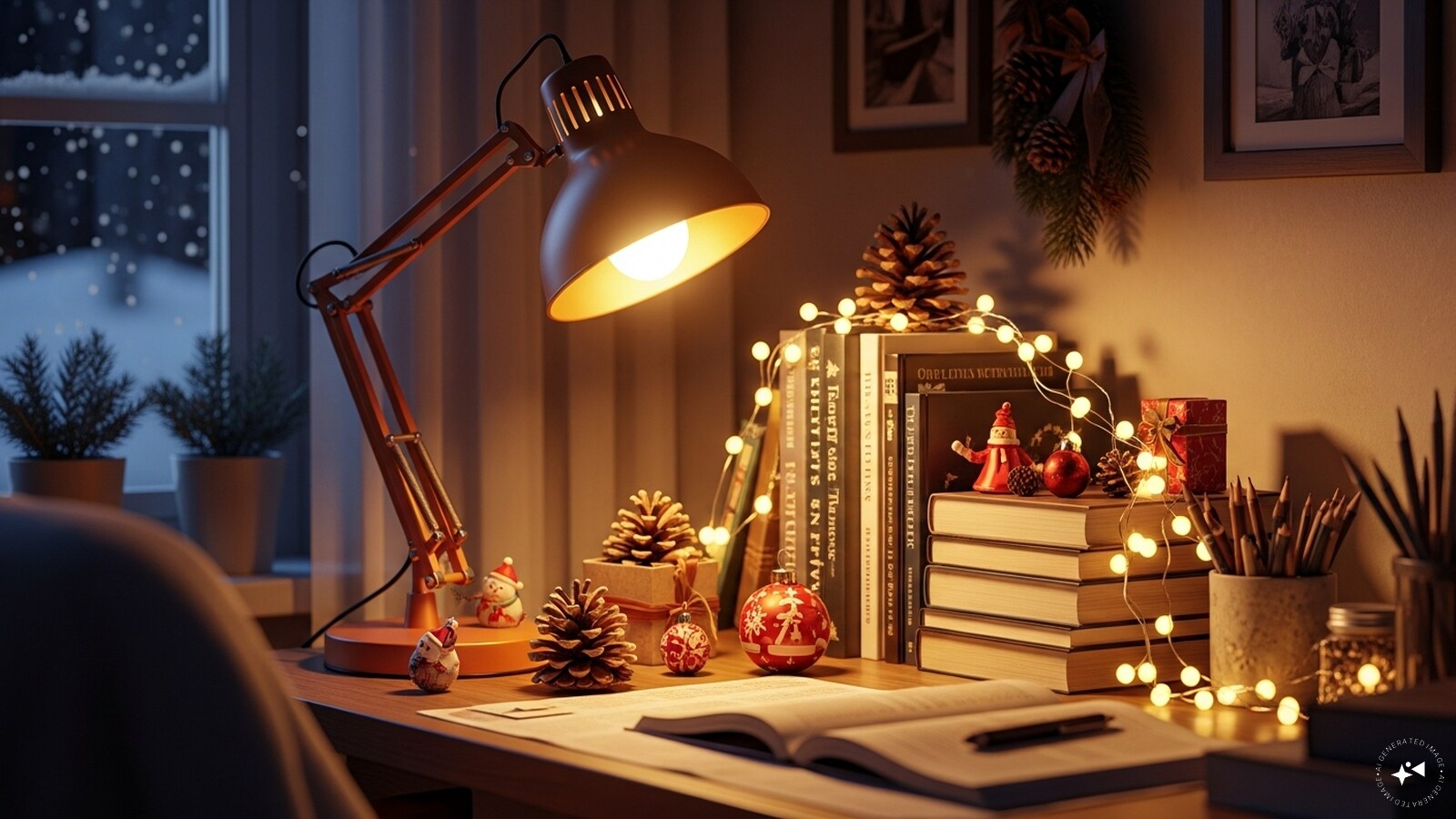 TABLE LAMP / READING LIGHT: A table lamp is a practical and thoughtful Secret Santa gift for late-night readers and work-from-home professionals.