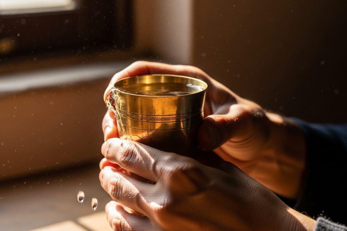 Is Drinking Water From Brass Or Copper Glass Beneficial In Winter? Here's What Ayurveda Says