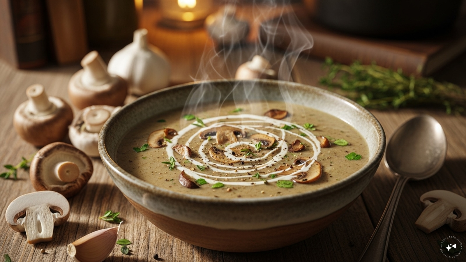 Creamy Mushroom Soup: Earthy and indulgent, mushroom soup is packed with deep, umami flavours. Fresh mushrooms cooked with garlic, onions, herbs, and cream create a rich, velvety texture. This soup feels luxurious while remaining simple and wholesome. Serve it with crusty bread for a comforting, restaurant-style winter meal at home.