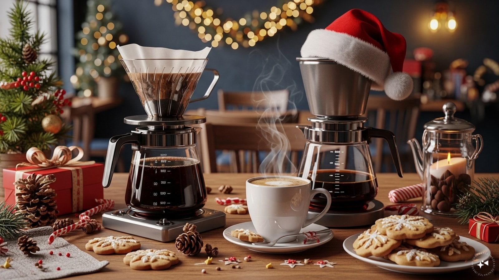 DRIP COFFEE MAKER: A drip coffee maker is a perfect Secret Santa gift for coffee lovers during the winter season.