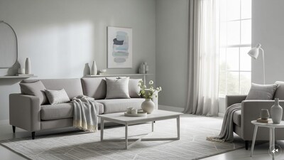 This soft neutral colour offers warmth, calm, and adapts well to natural light.