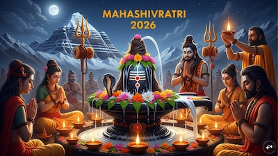 Mahashivratri falls on Sunday, February 15, this year.