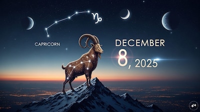 Capricorn Horoscope Today: Astrological predictions by Chirag Daruwalla for makara rashi on December 8 2025. (AI generated image)