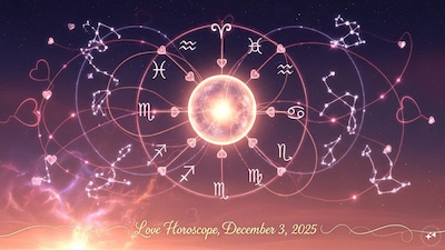 Love Horoscope Today, December 3, 2025, Know daily relationship horoscope for zodiac signs. 