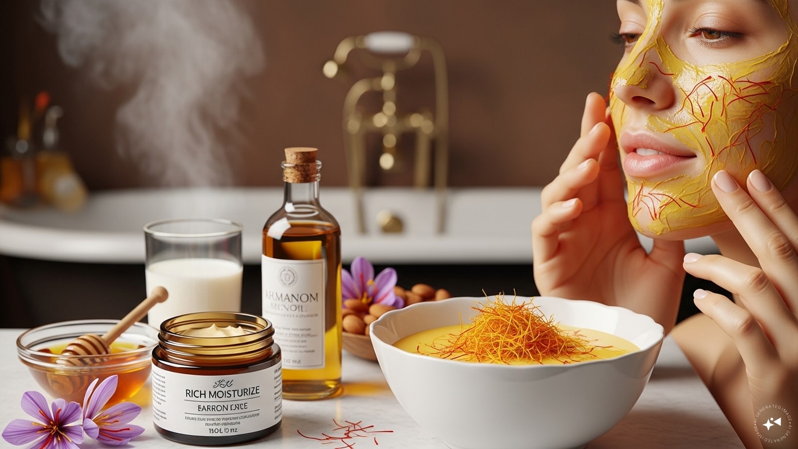 Saffron Tips Winter Beauty Guide: Saffron Remedies For Hydrated, Bright Skin