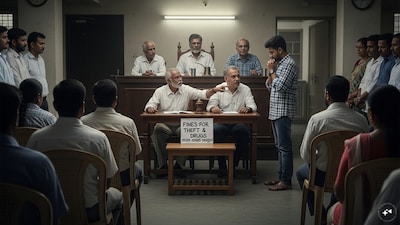 Kumbalgodu police booked Provident Sunworth Apartment Association and Tyco Security for handling crimes like sexual assault and drug offences internally. (AI Image)