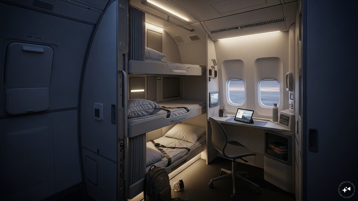 Secret Room Revealed for Flight Crew Rest